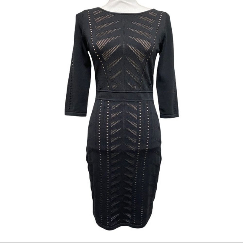 CALVIN KLEIN LONG SLEEVE KNIT DRESS